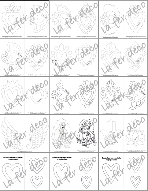 BOCETOS PARA REPUJADO II - DIGITAL PARA IMPRIMIR (NUEVO)