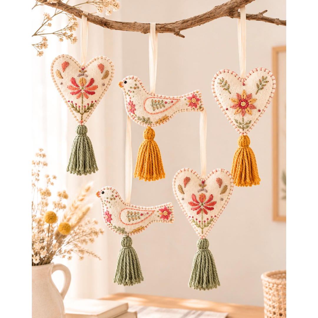 KIT BORDADO - ADORNOS DECO (Remate final)