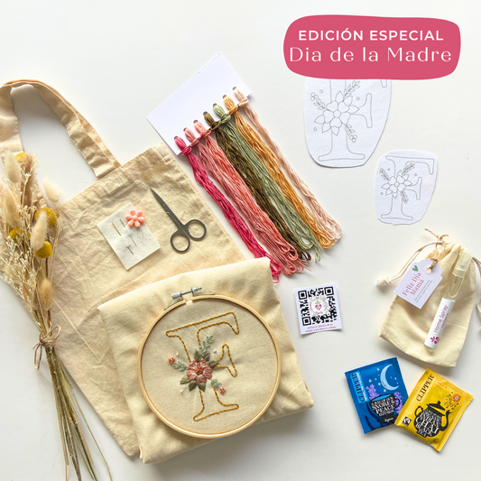 KIT BORDADO INICIALES - Edición Especial Dia de la Madre (ÚLTIMAS UNIDADES)